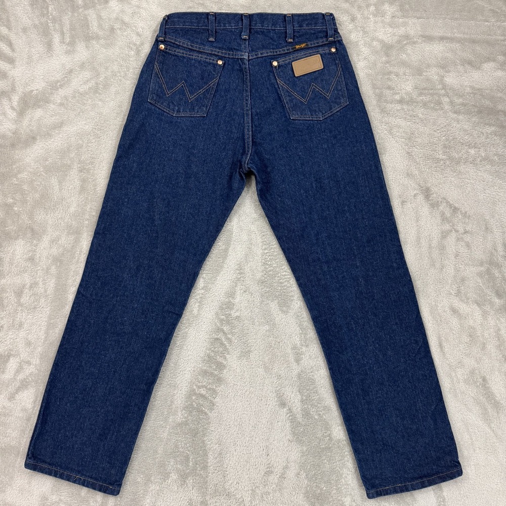 Wrangler 13MWZPW Cowboy Cut Original Fit Men's Jeans 33x30 Prewashed Indigo Blue